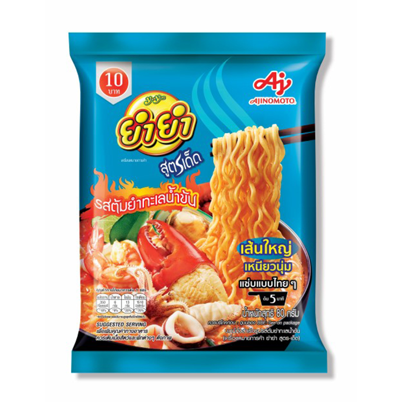 Ajinomoto Yum Yum Instant Noodles Tom Yum Seafood Creamy Flvour 80g