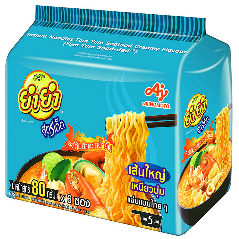 Ajinomoto Instant Noodles Tom Yum Seafood Creamy Flvour 80g x 6Pcs