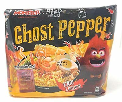 Mamee Soup Instant Noodles Ghost Pepper Creamy Curry Lontong 476g (119g x 4Pcs)