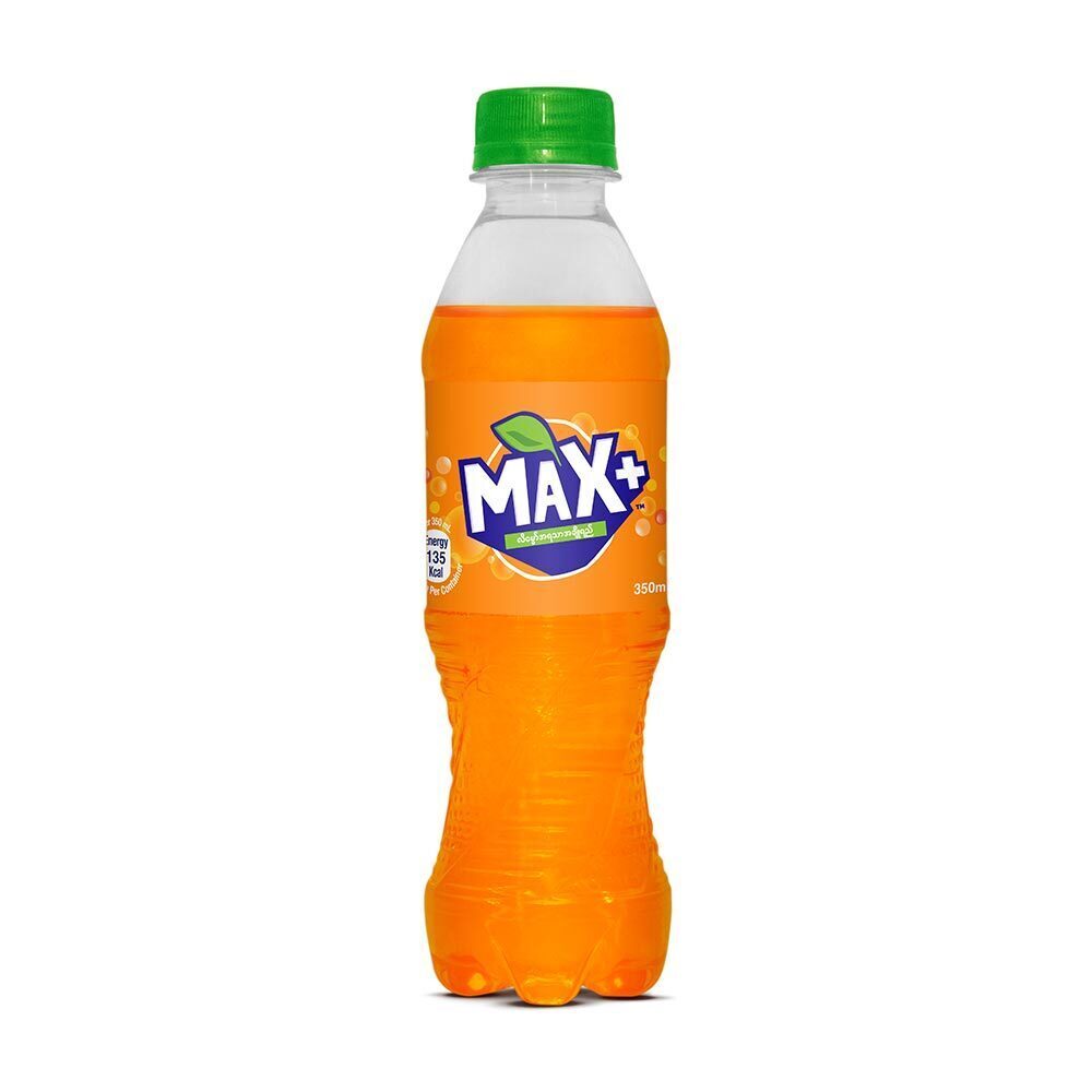 Max Plus Carbonated Soft Drink Orange Flavored 200ml