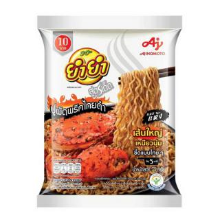 AJINOMOTO YUM YUM Instant Noodles Black Pepper Crab Flavour 75g