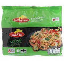 LUCKY ME Stir-Fry Instant Noodles Pad Char Flavor 65g x 6Pcs