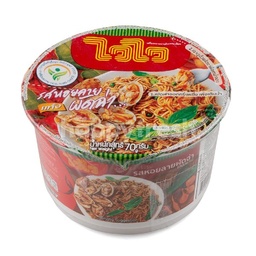 Wai Wai Pad Char Baby Clams Flavour Instant Noodles (Bowl) 70g