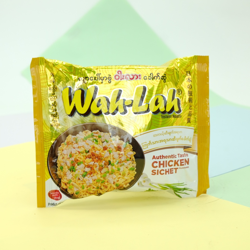 Wah-Lah Instant Noodle Authentic Taste Chicken Sichet Flavoured 57g