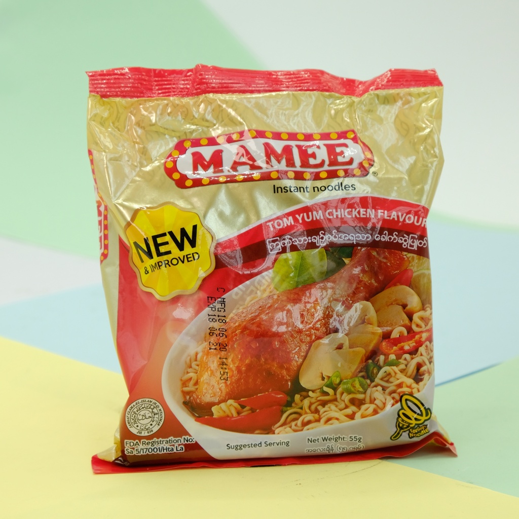 MAMEE Instant Noodles Tom Yum Chicken Flavour 55g