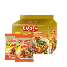 Mamee Instant Noodles Mi Goreng Chicken Flavour 275g (55gx5Pcs)